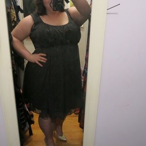 Pretty Polka-Dot Flowy Dress